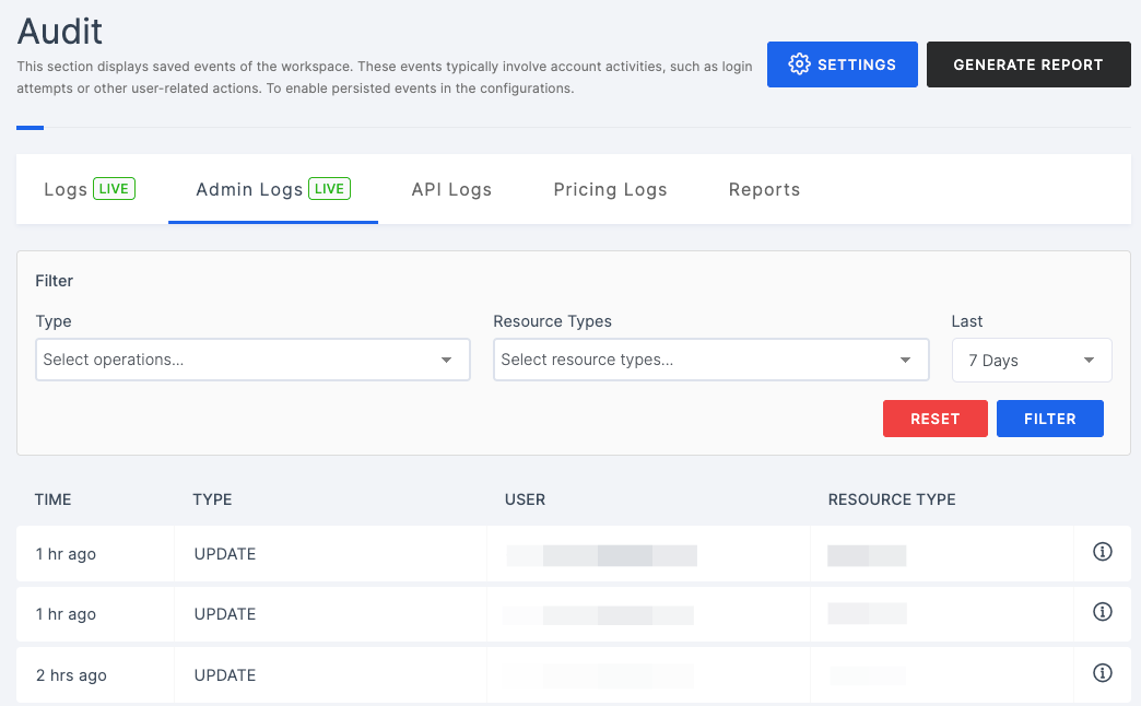 View Logs